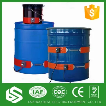 1200 Watt 240 Volt silicone rubber heating pad for oil drum
