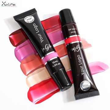 Customized Squeeze Tube Lip Stain with Private Label and Custom Packaging