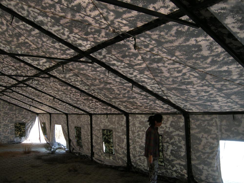 Tenda de comando de tela de camuflagem 14x9m