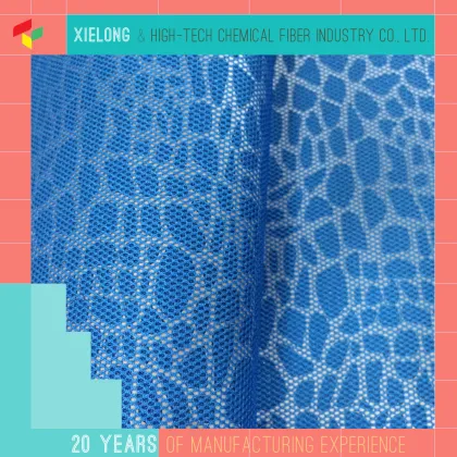 Polyester sandwich lining mesh fabric for sports shoes