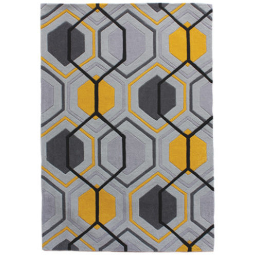 Hand Tufted Rug With Design