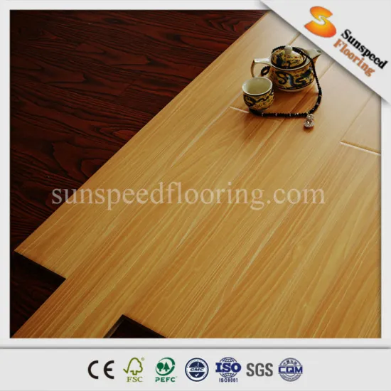 Beveled Painted V Groove Laminate Flooring Manufactors China