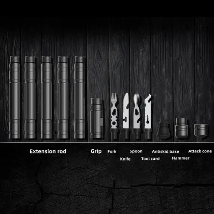 Multifunctional Climbing Stick Outdoor Self-defense Stick