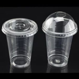 12 OZ Plastic Cups With Lids Wholesale