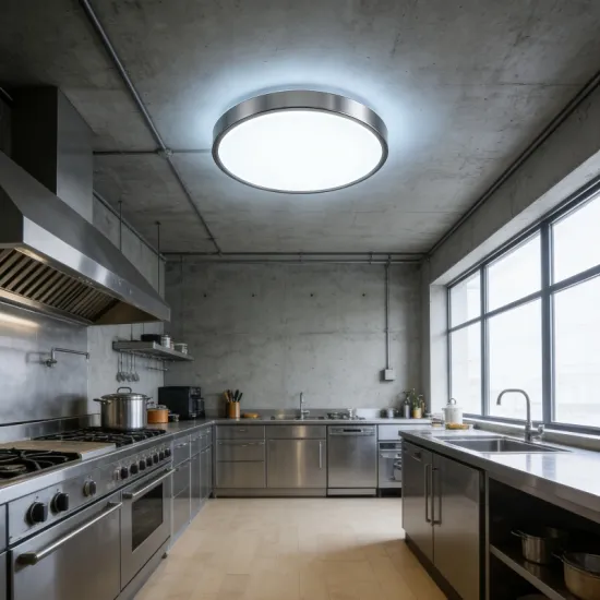 Ceiling lamp with wide illumination angle