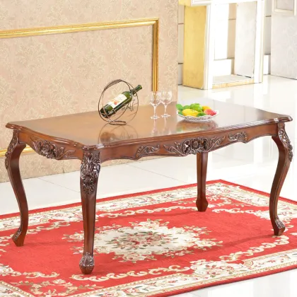 Foshan wooden kitchen furniture dining table set dining tables and chairs