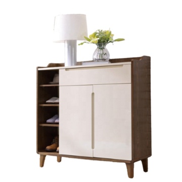 Modern White Melamine Shoe Cabinet