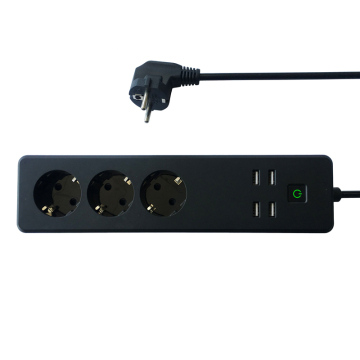 Güç Şeridi Üreticisi CE RoHS Dalgalanma Koruyucusu ab uzatma güç soketi usb