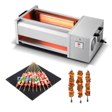 Stainless Steel Smokeless Electric Grill for Indoor BBQ and Kebabs