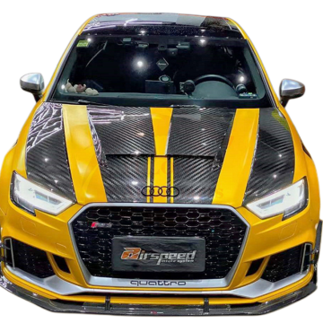 Lightweight Carbon Fiber Hood for Audi A3 S3 RS3: Enhancing Style and Performance