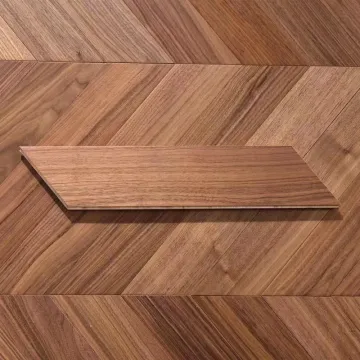 American walnut chevron fishbone hardwood flooring