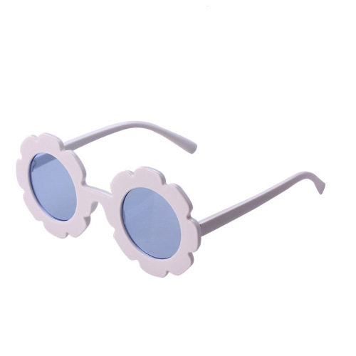 Lunettes de décoration colorées pour enfants de fleurs