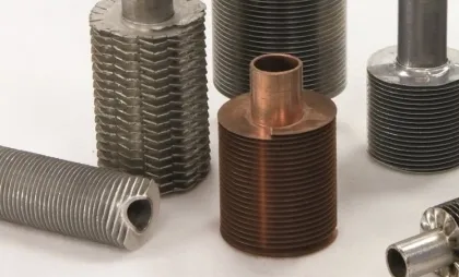 Copper aluminum composite finned tube
