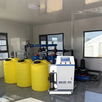 Agricultural Water-saving Irrigation and Fertilization System for Greenhouse Automation