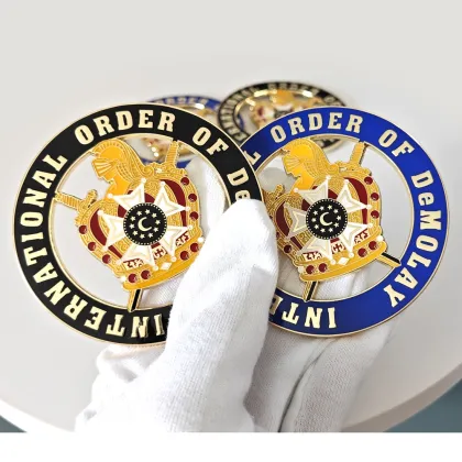 Custom Masonic Lodge Emblems: 3 Inch Grand Lodge of F & AM Lord Emblem for Mason Car Decals in Philippines