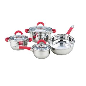 7 Pieces Cookware Set with Heat Resistant Handles