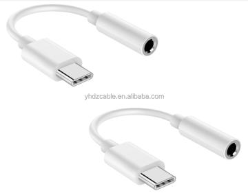สายเคเบิลอะแดปเตอร์เสียง Type-C ถึง 3.5 มม. สำหรับ iPhone 15 Pro Max และ Samsung S20