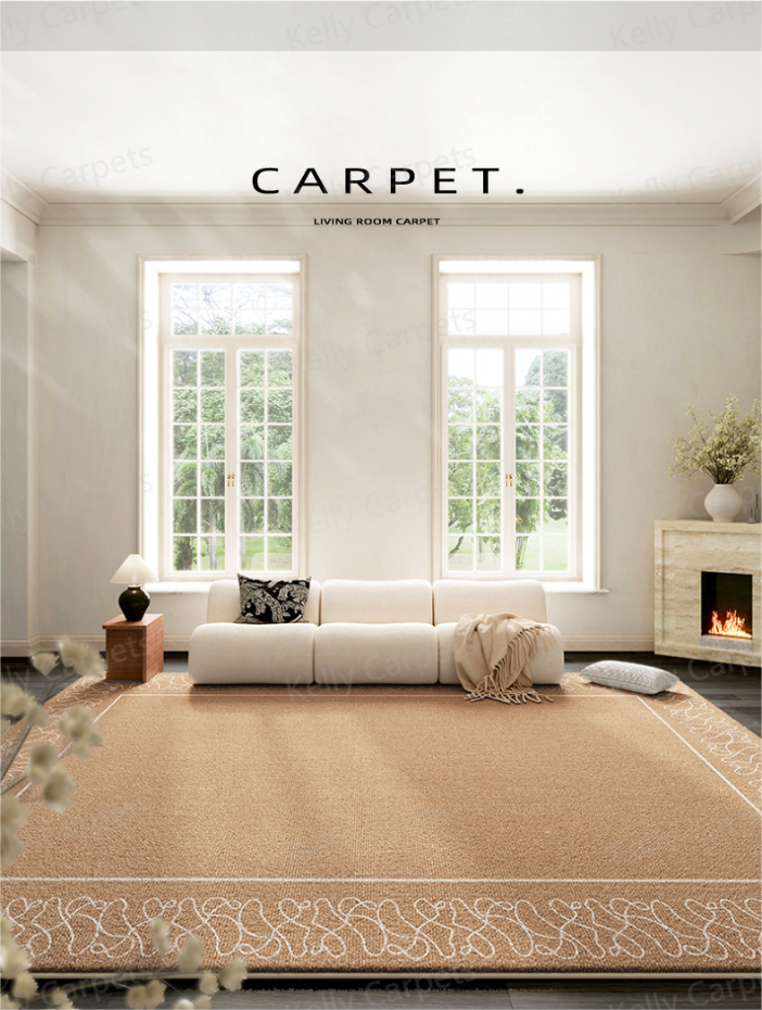 Минималистский стиль имитация кашемировой ковер в гостиной