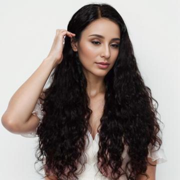 fashion long straight synthetic hair wig for woman