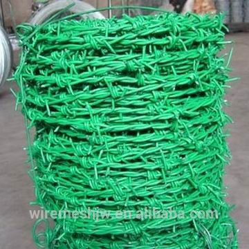 Plastic Coated Iron Bundle Galvanized Barbed Wire With Four Ends