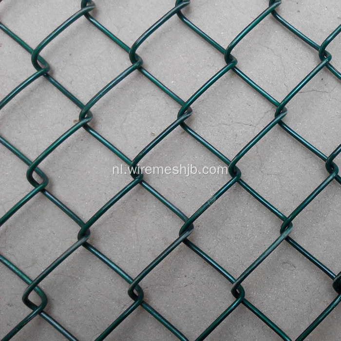 The Basketball Court Fence-Green Color Chain Link Fence