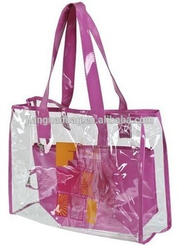 waterproof promotional beach bags with PVC material