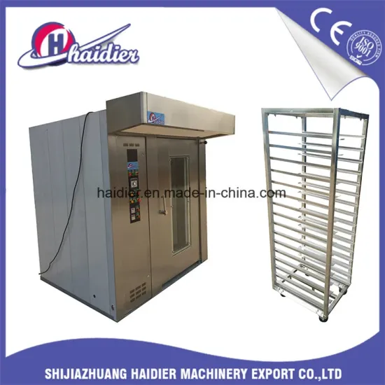 Haidier Stainless Steel Commercial Gas Rotary Drying Oven 32 Trays