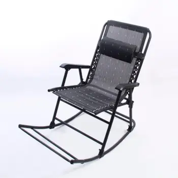Outdoor Beach Garden Camping Zero Gravity Foldable Portable Chaise Sun Recliner Lounge Chair Folding Rocking Chair
