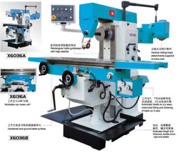 X6036A Manual bench drilling and milling machine with CE