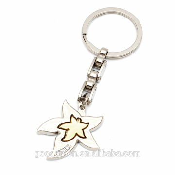Promotional souvenir custom star shape keychain