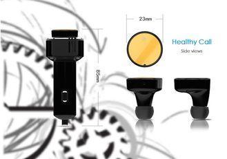 Plastic Auto Oxygen bar Car Bluetooth Headset BT4.0 , White