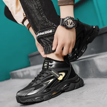 Winter Warm Men's Snow Boots and Cotton Shoes for Men and Women