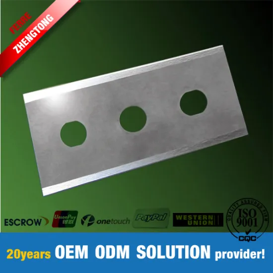 Three Holes Knife for Plastic Film Foil