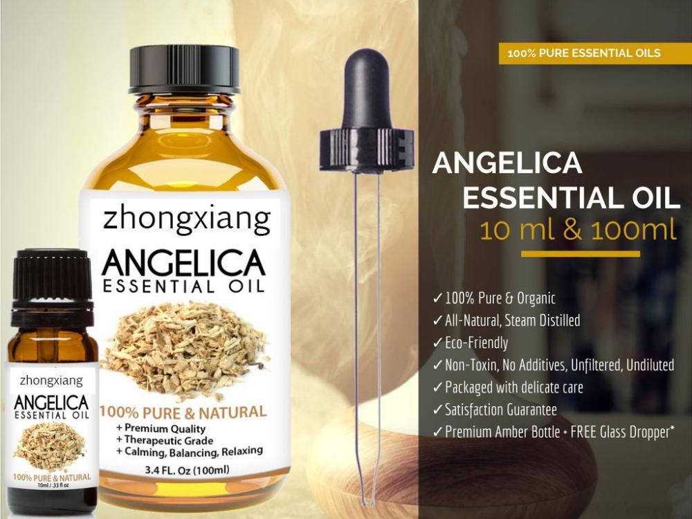 100% Pure Natural Angelica Root Óleo Essencial