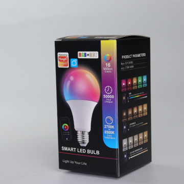 9W-26W Smart WiFi RGB LED Bulb with Bluetooth Connectivity