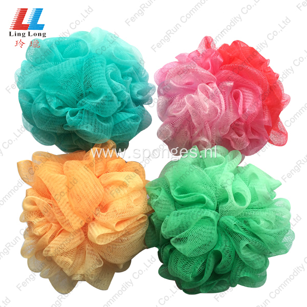 2-in-1 Pantone Color luffa bath sponge shower scrub
