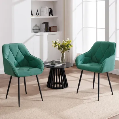 Dining Kitchen Upholstered Ergonomic Dressing Table Chairs