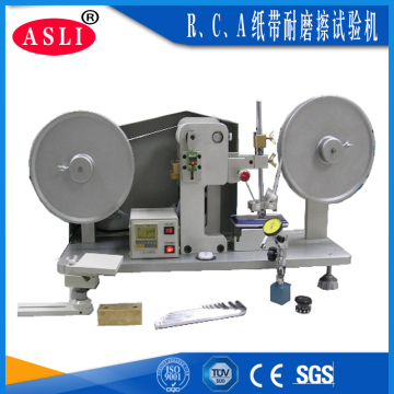R. C. a Paper Tape Wear Test Machine