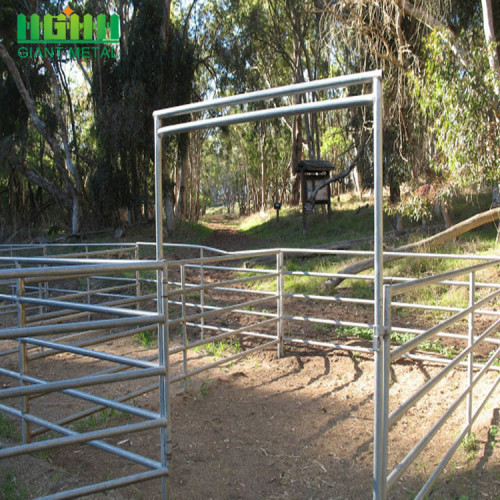 Panel de esgrima de caballo y ganado galvanizado en caliente