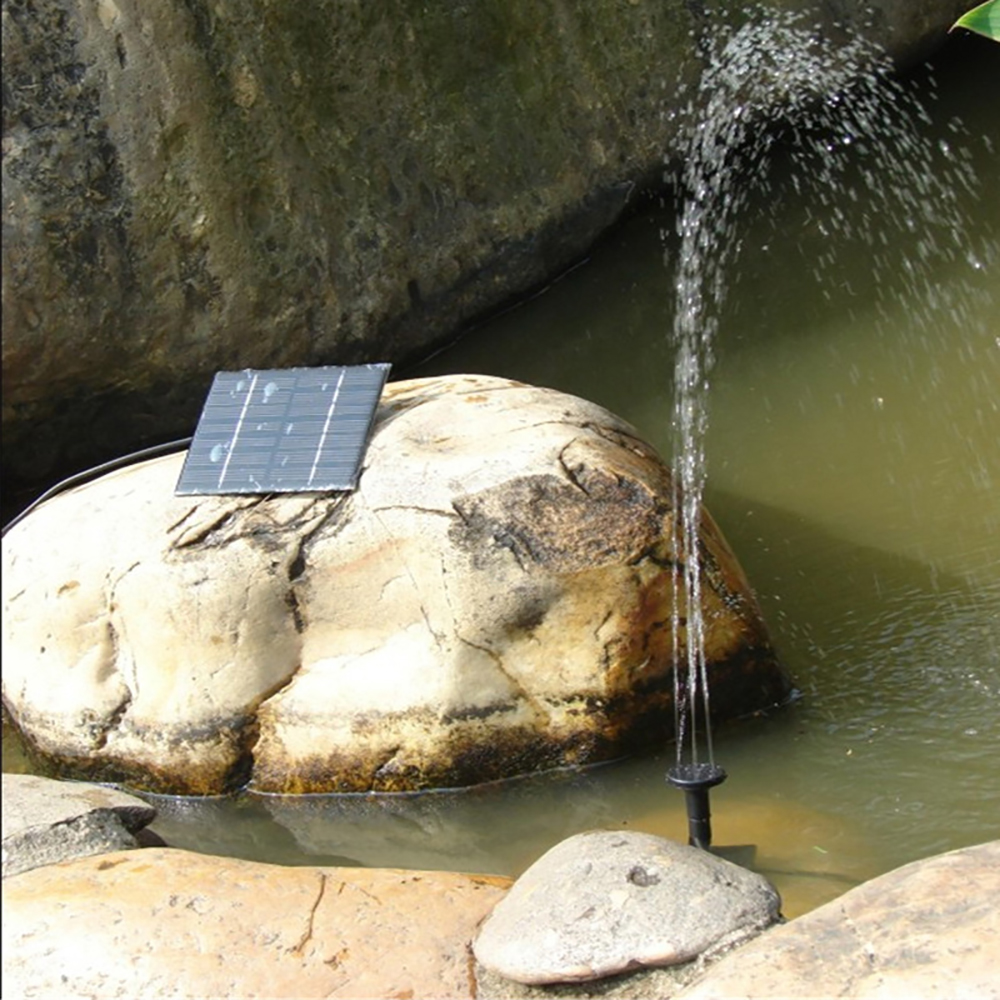 Solar Water Pump Solar Fountain Kit for Garden Pool Pond Water Fountain Aquarium DC 7V 180L/H Automatic Solar Powered Pump Kit