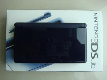 Black Handheld Game Player For Ndsl With Refurbished Console And Ac Adapter