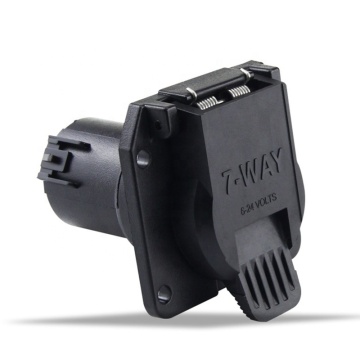 6-24V 7 Pin Power Plug Socket Connector Adapter for US Vehicles