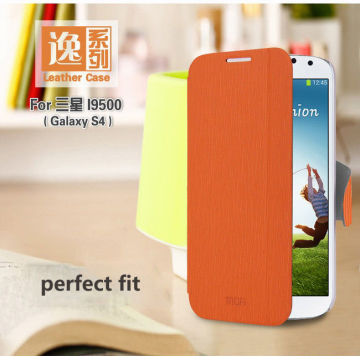 Colorful Mofi Cellphone Protective Case With Pu Leather For Samsung Galaxy S4