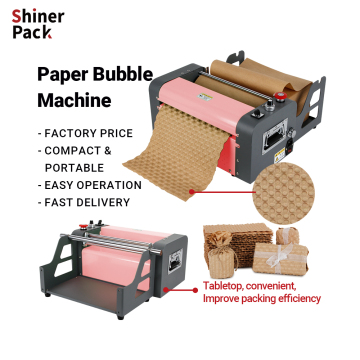 White Kraft Paper Roll Packaging Void Filling Machine