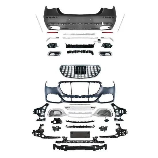 Modified Maybach Front and Rear Bumpers for Mercedes Benz S-Class S680 W223 Body Kit