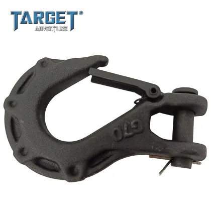 Black Matte 3/8 Universal Winch Hook for 8000-20000lb Winch