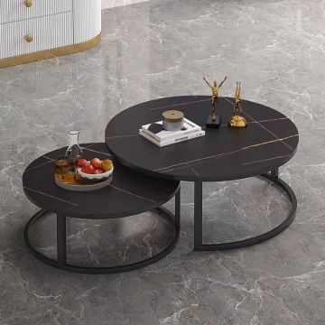 Modern Marble Coffee Table for Simple Luxury Living Room Furniture