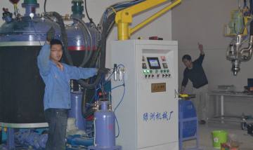 Phonelic floral foam machine for flowers