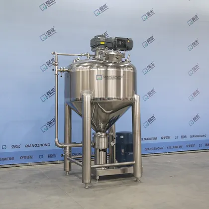 Vaseline Body Lotion Vacuum Emulsifying Mixer for Cosmetics and Cream Production