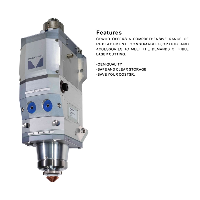 CONSUMBRABLE DE LASER Fabricante CNC Fiber Boquilla de piezas de corte con láser para la cabeza de láser de rayos 0